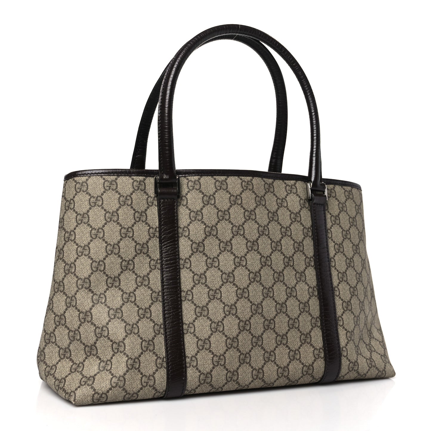 GG Plus Monogram Medium Joy Tote Dark Brown