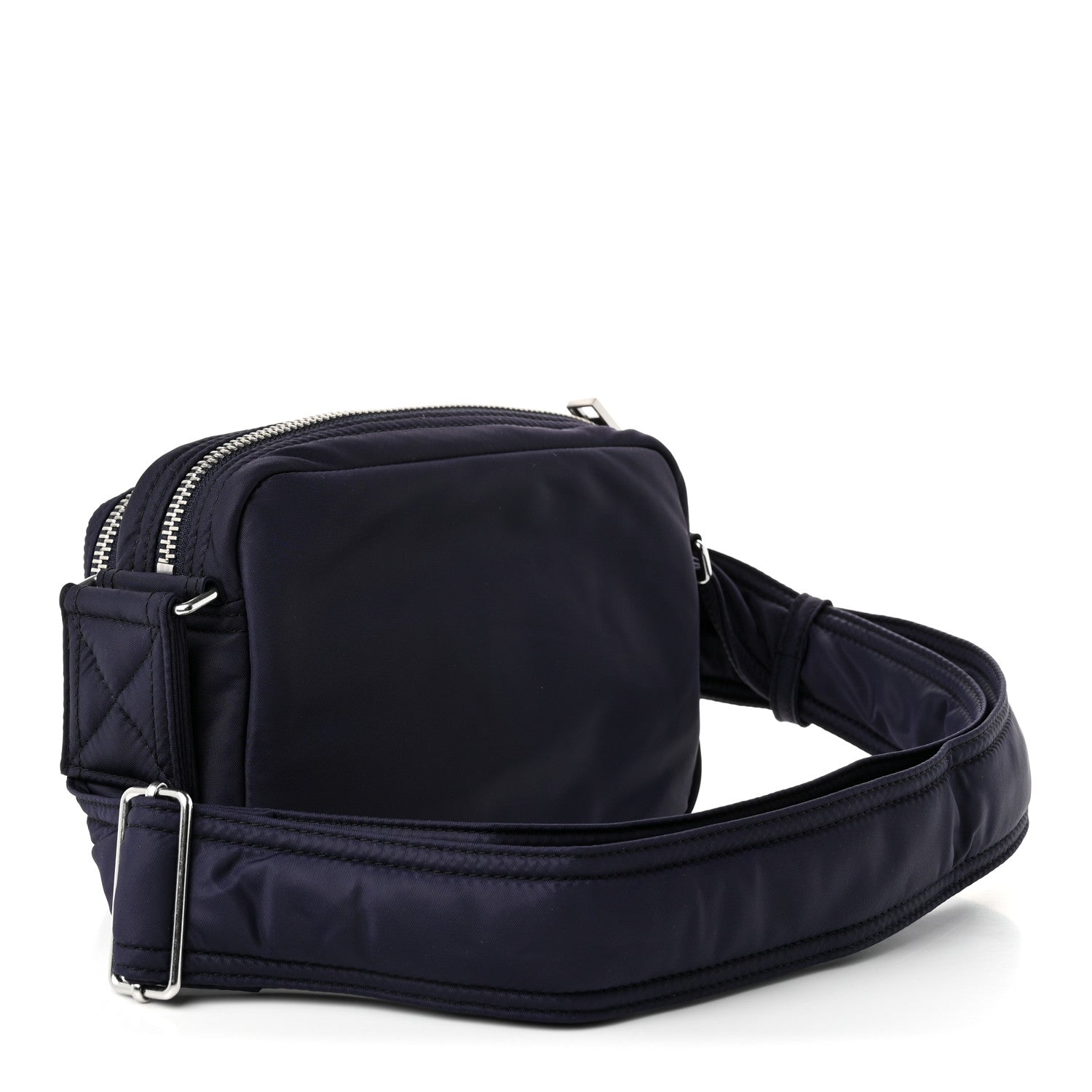 Burberry Nylon Warner Camera Crossbody Bag Navy 3 of 10