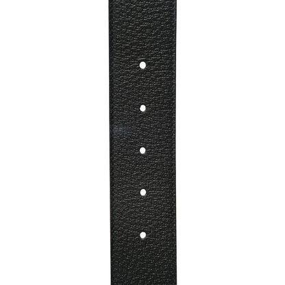 Gucci Textured Calfskin Double G 40mm Belt 95 38 Black 6 of 7
