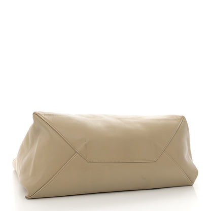 Celine Lambskin Horizontal Cabas Beige 4 of 20