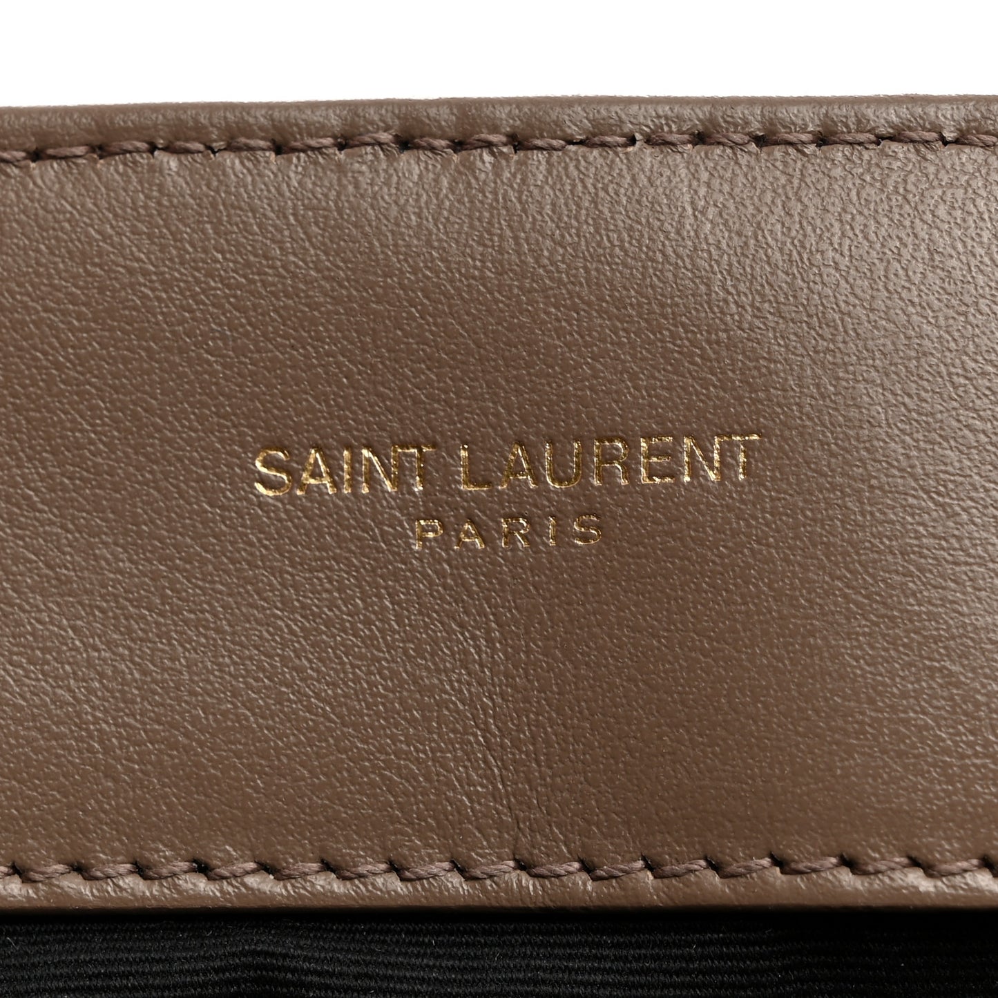 Calfskin Y Quilted Monogram Medium Loulou Chain Satchel Dark Beige