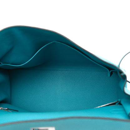 Hermes Togo Kelly Retourne 35 Turquoise 5 of 11