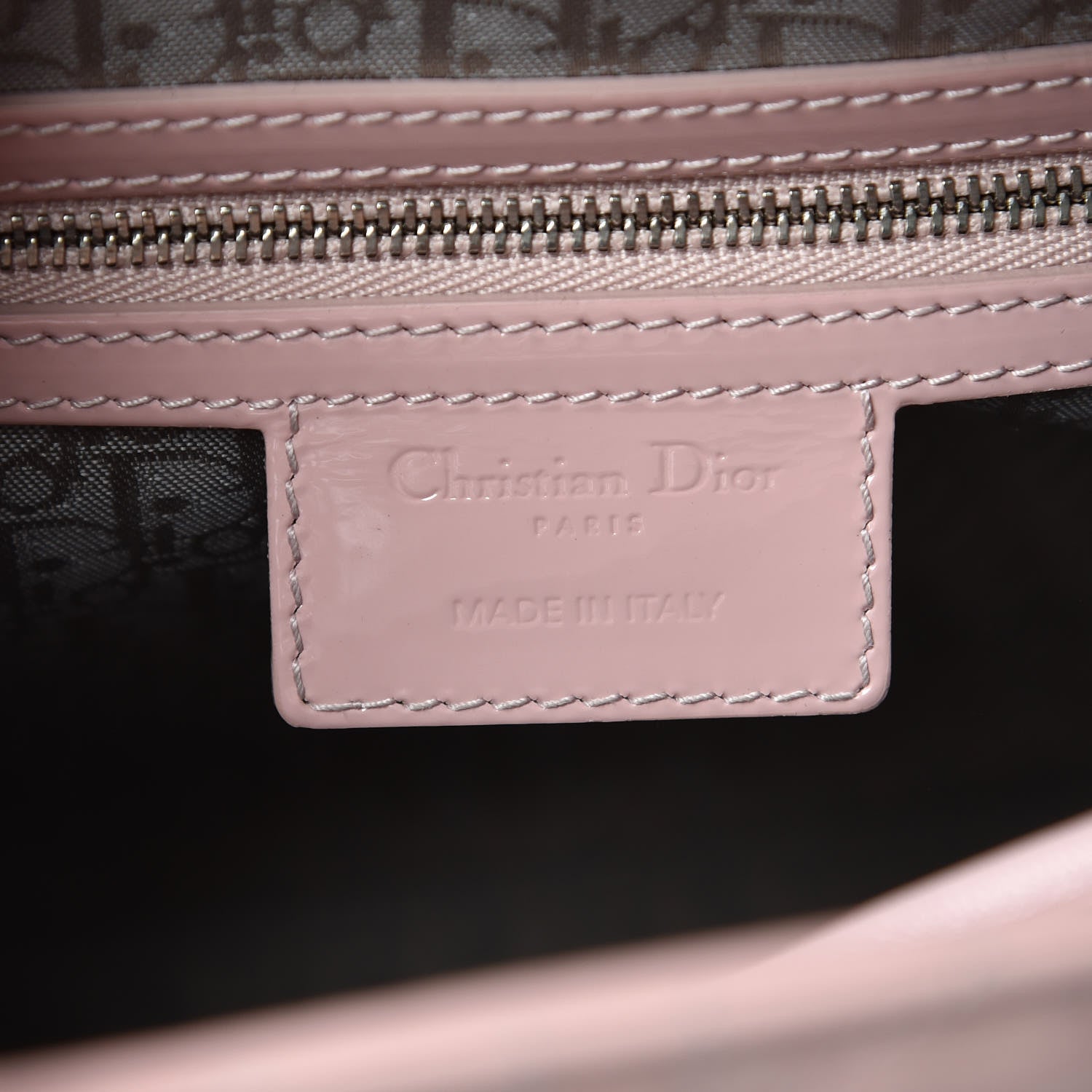 Christian Dior Patent Cannage Large Lady Dior Light Pink 7 of 10