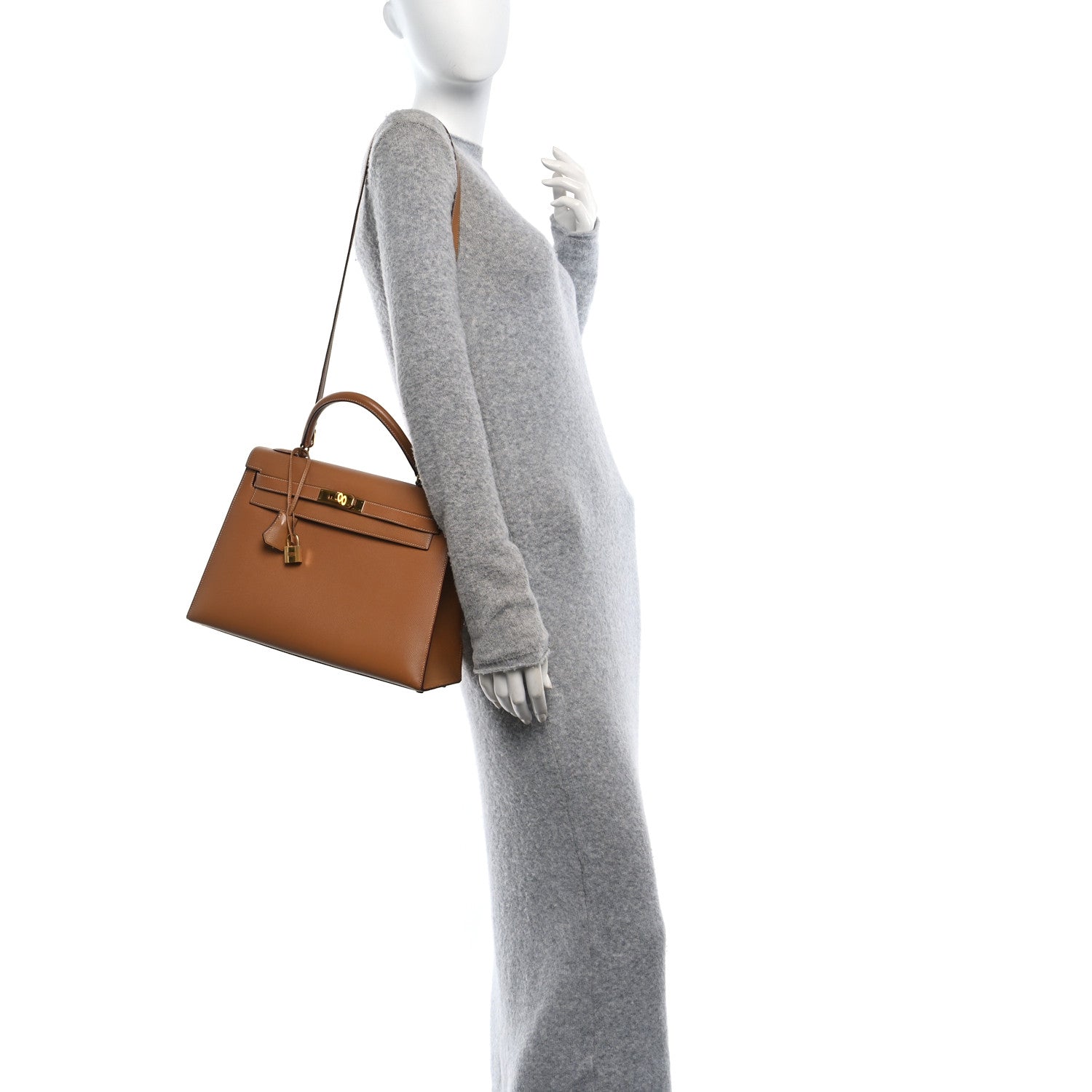 Hermes Courchevel Kelly Sellier 32 Naturelle 2 of 13