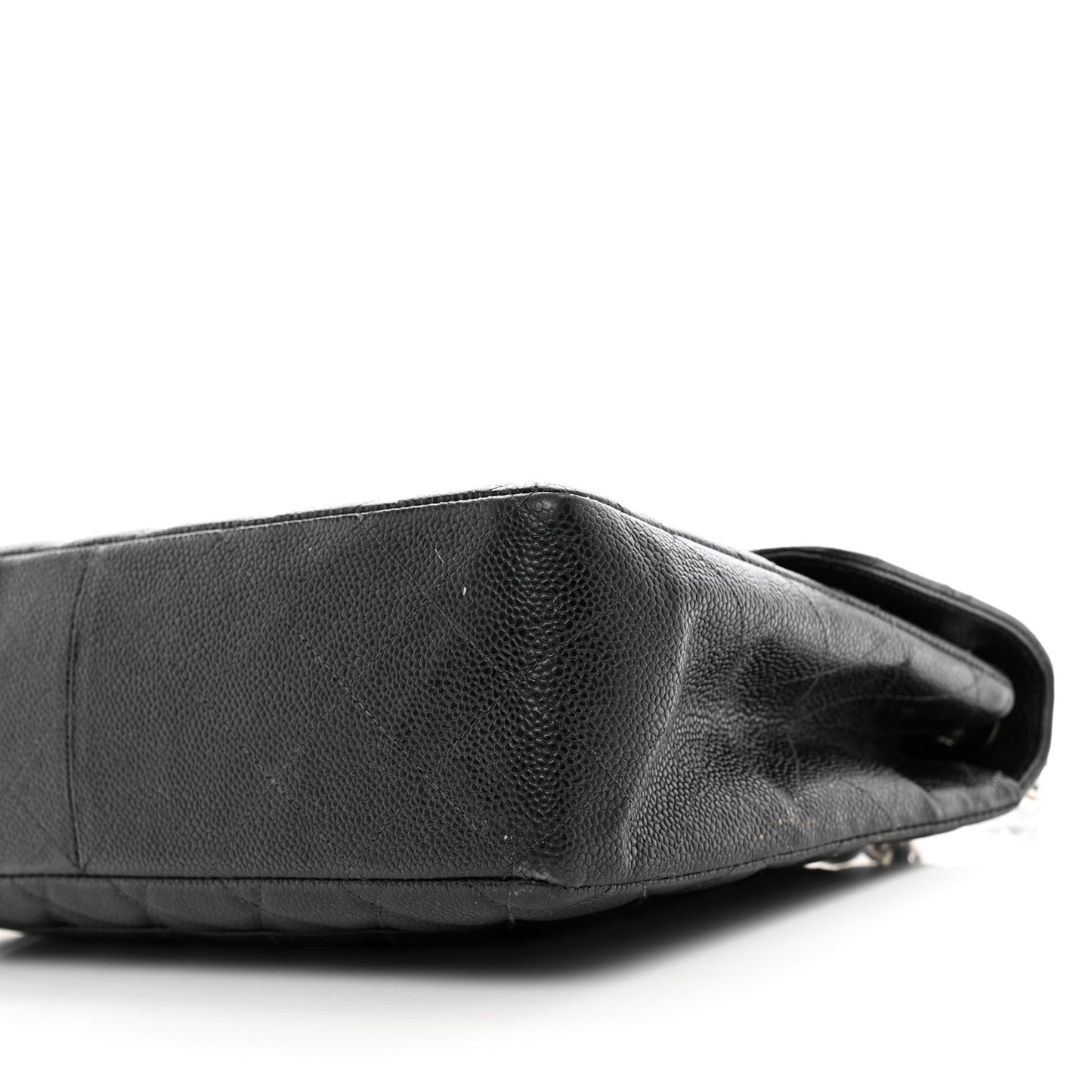 Caviar Jumbo Single Flap Black