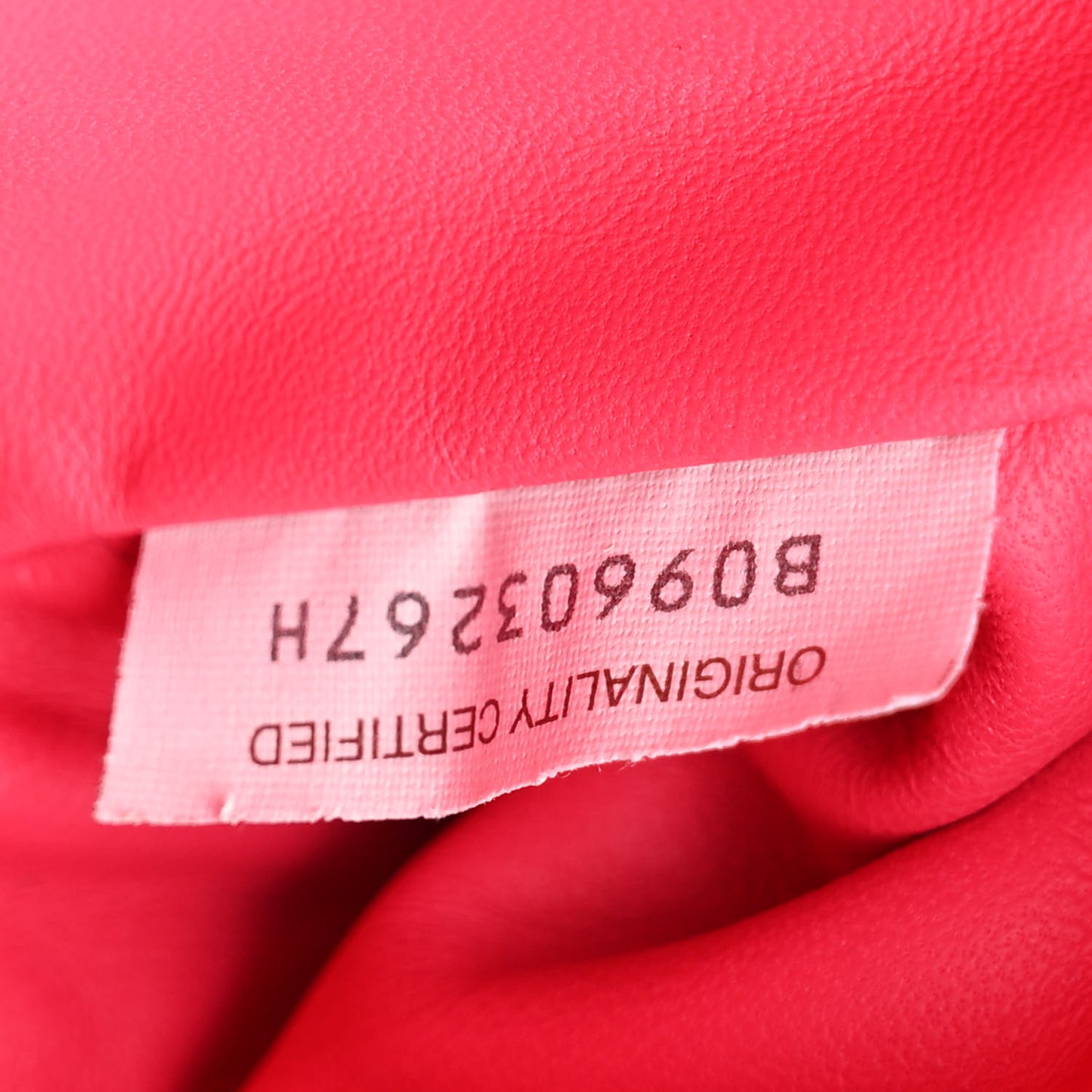 Nappa Intrecciato The Mini Pouch Rosa Shock