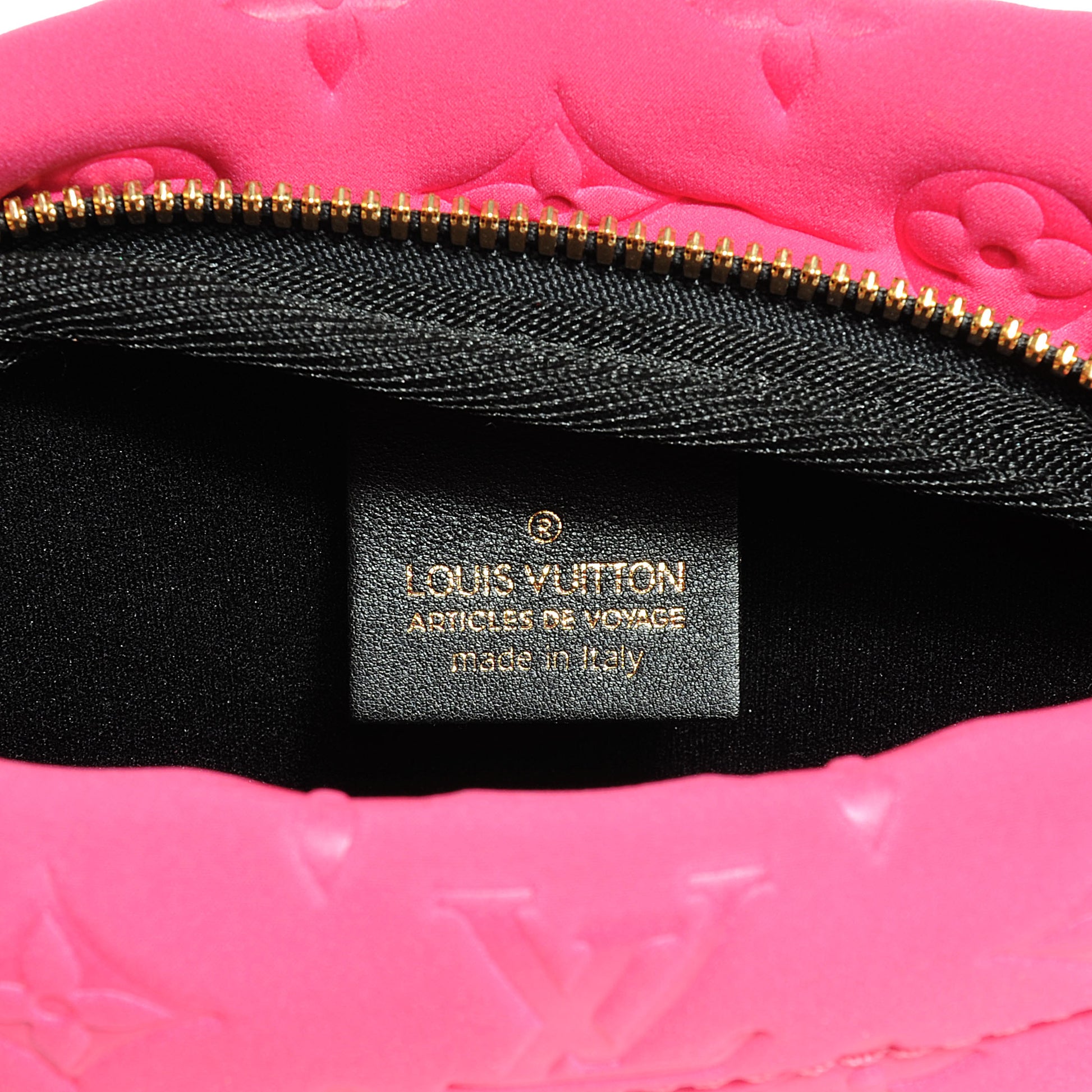 Louis Vuitton Monogram Scuba Clutch Pochette Fuchsia 6 of 7