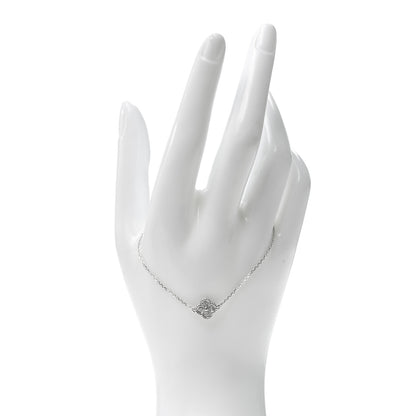 Van Cleef & Arpels 18K White Gold Diamond Sweet Alhambra Bracelet 2 of 8