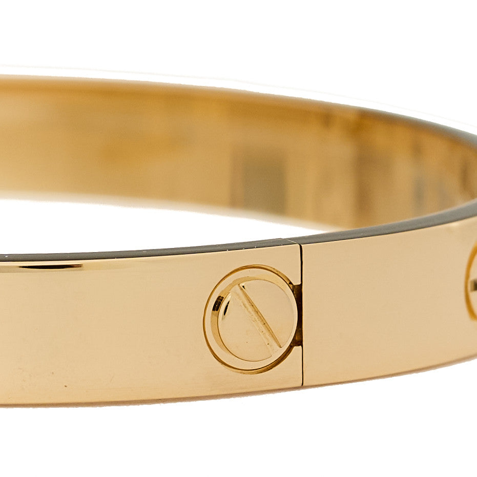 18K Yellow Gold LOVE Bracelet 16