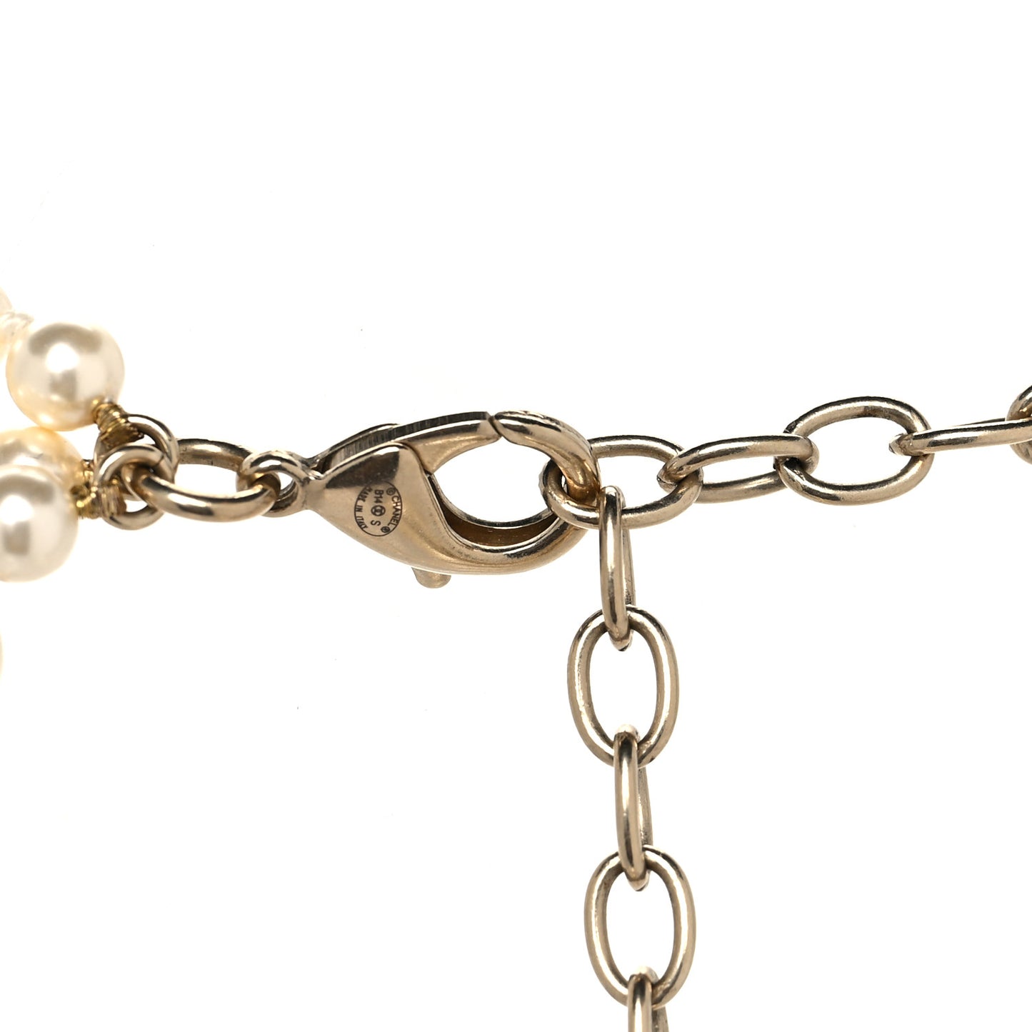 Pearl Multi Strand Short Necklace Gold