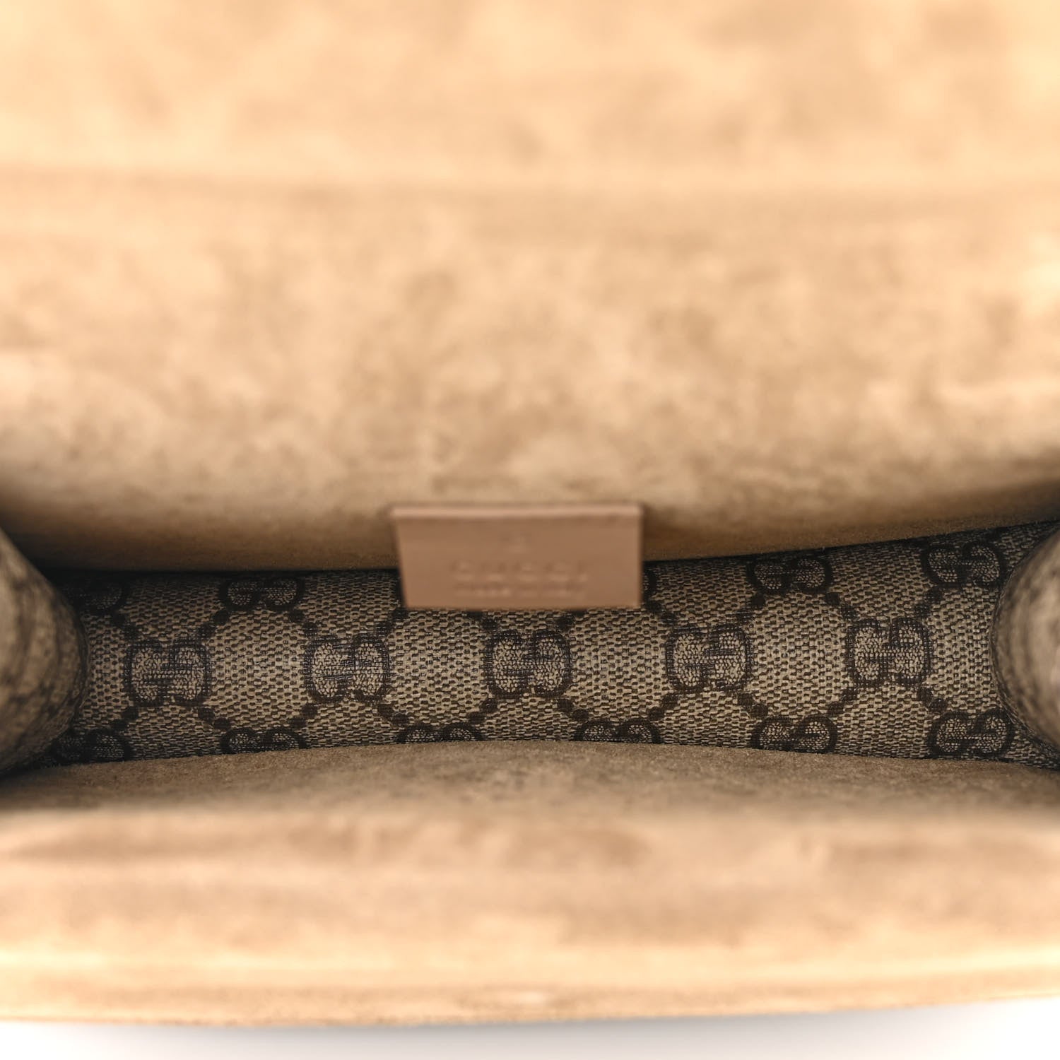 Gucci GG Supreme Monogram Mini Dionysus Shoulder Bag Taupe 5 of 10