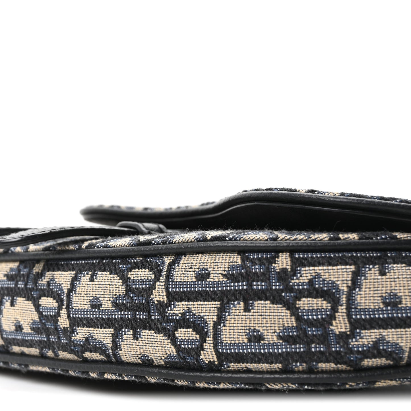 Oblique Mini Saddle Belt Bag Blue