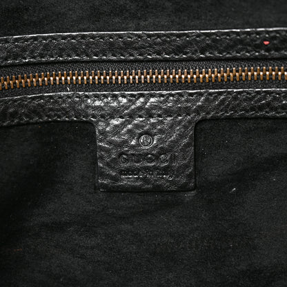 Gucci Snakeskin Large Babouska Dome Satchel Black 6 of 10