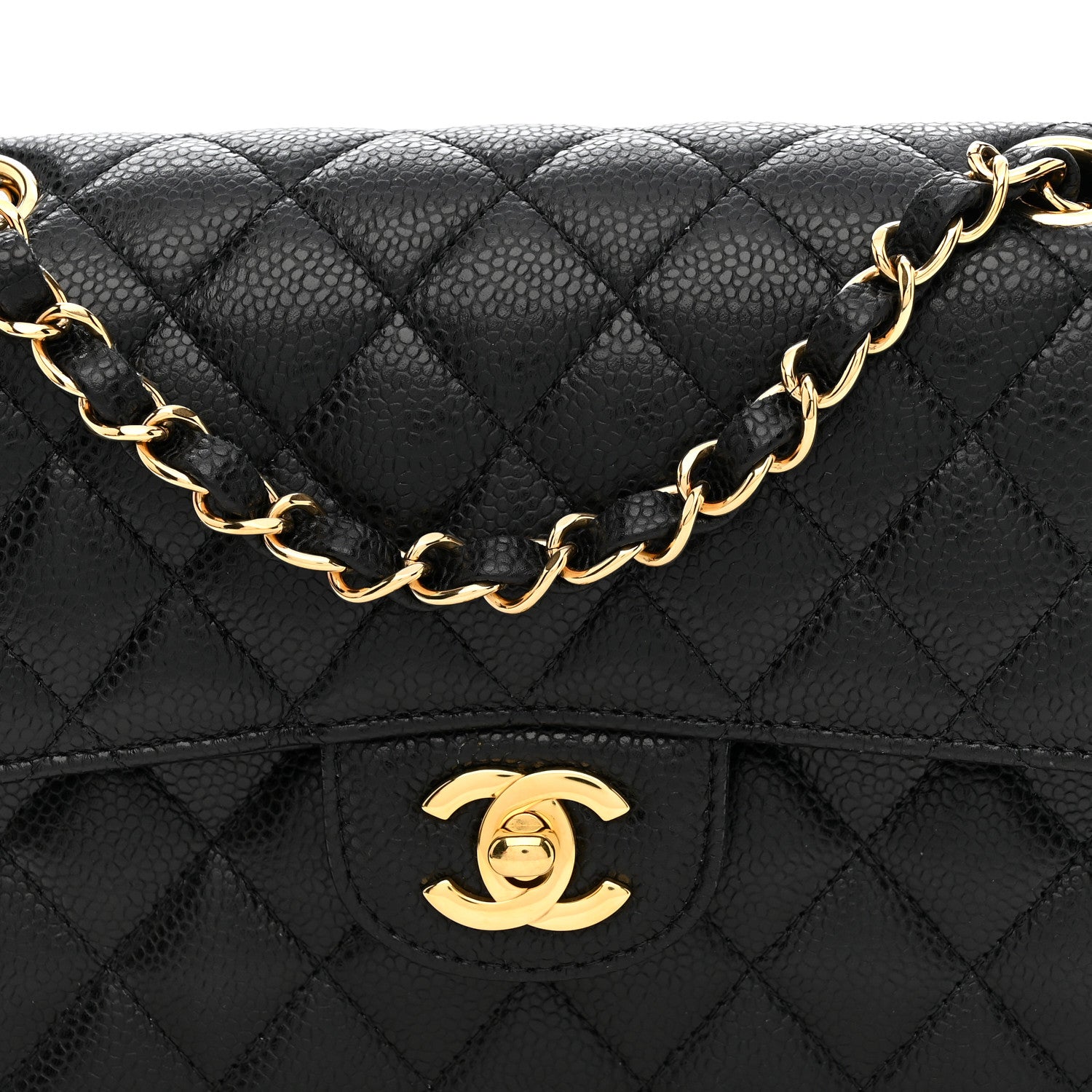 Chanel Caviar Quilted Small Double Flap Black 8 of 11