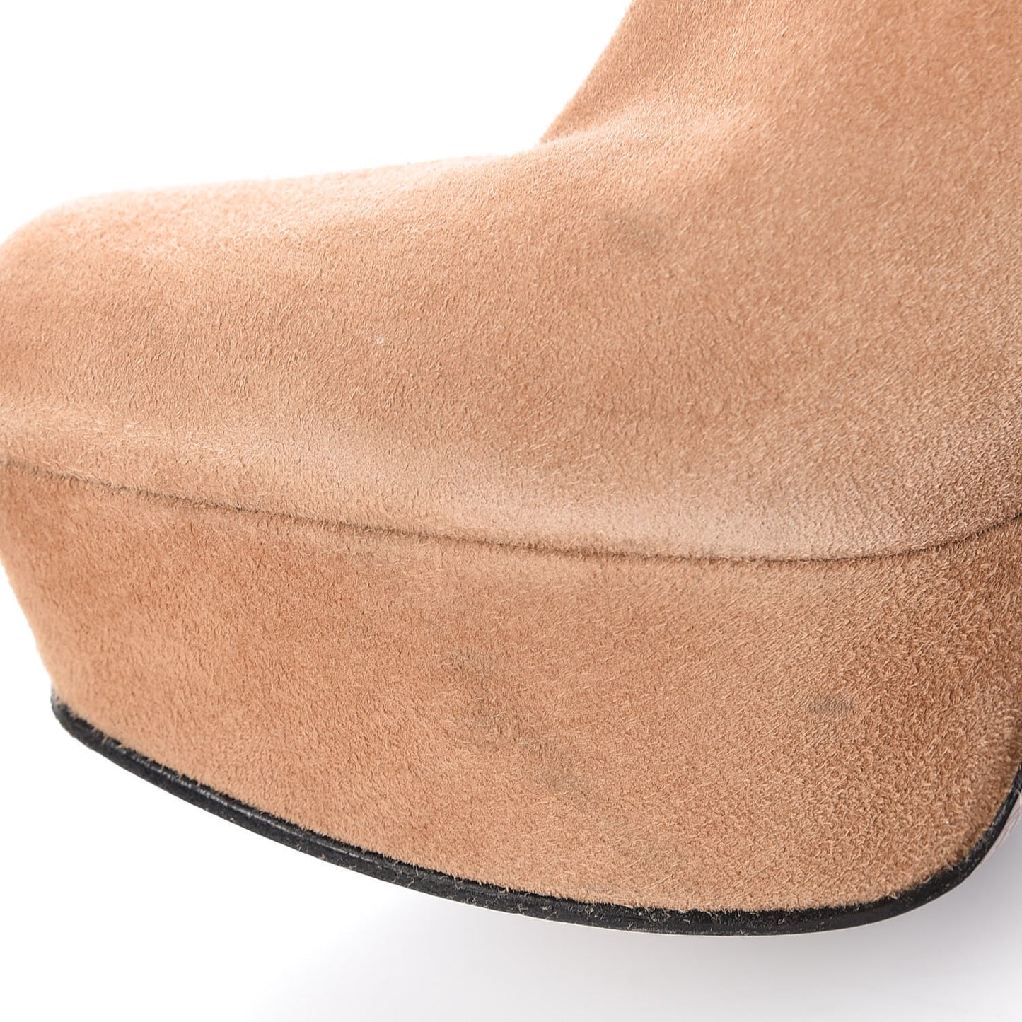 Kid Scamosciato Leila Platform Ankle Boots 41.5 Camelia