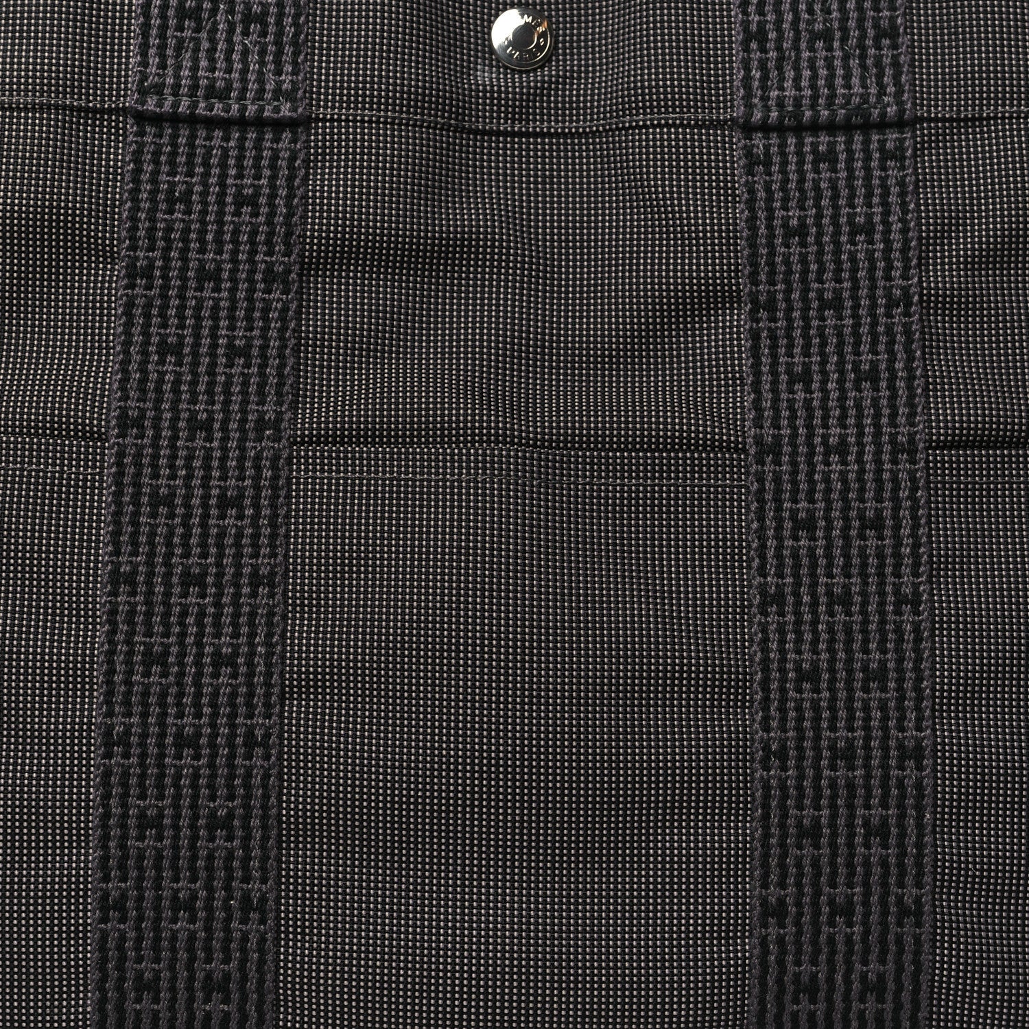 Hermes Canvas Herline Tote MM Grey 7 of 9