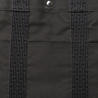 Hermes Canvas Herline Tote MM Grey 7 of 9