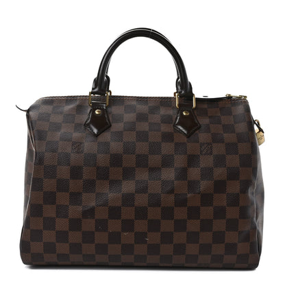 Louis Vuitton Damier Ebene Speedy 30 1 of 12