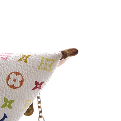 Louis Vuitton Monogram Multicolor Berlingot Coin Purse White 7 of 7