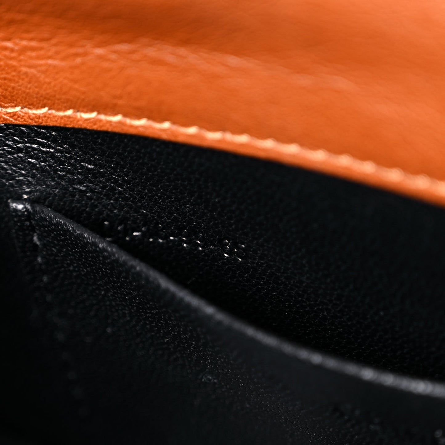 Calfskin Small Nile Bracelet Minaudiere Bag Caramel