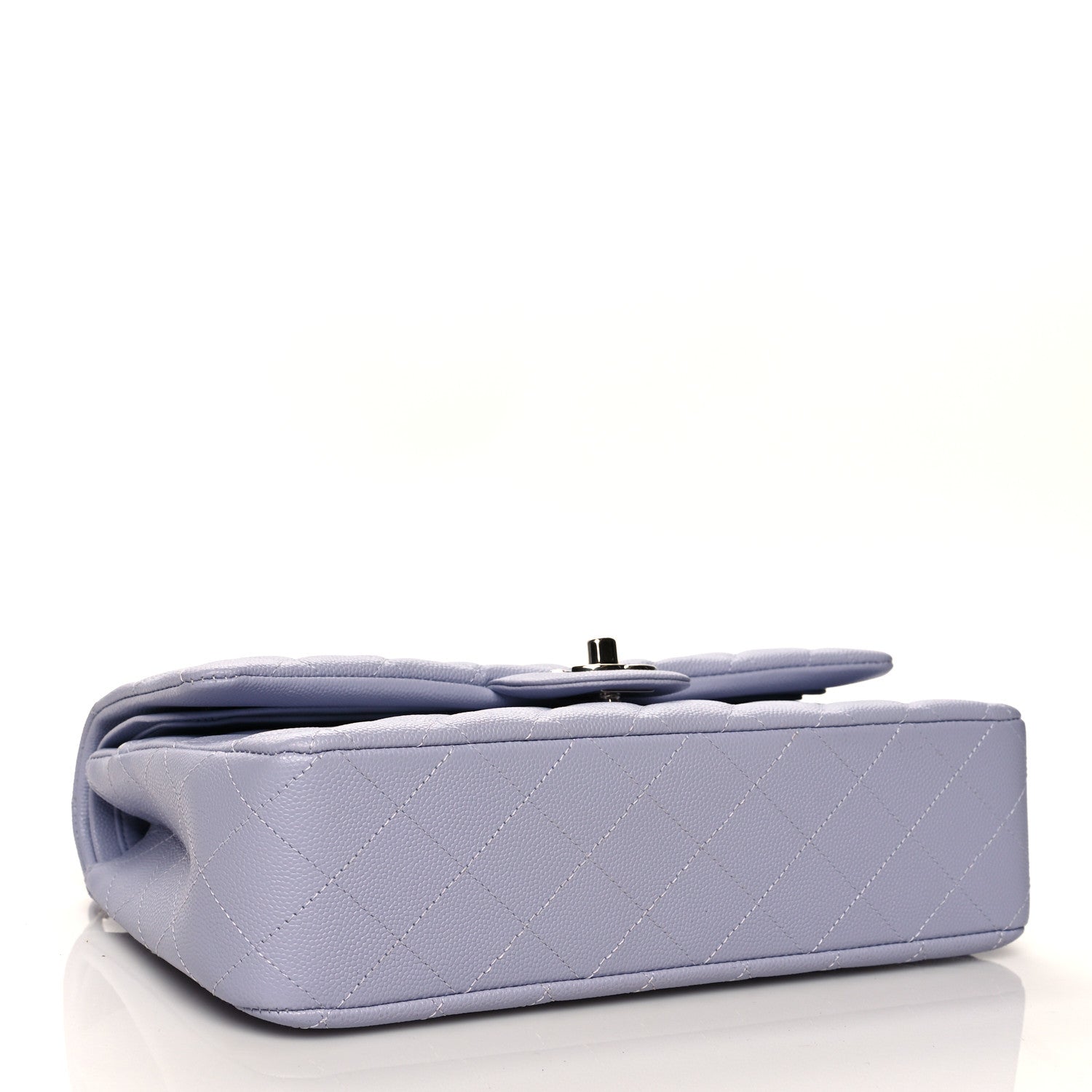 Chanel Caviar Quilted Medium Double Flap Light Purple 4 of 11