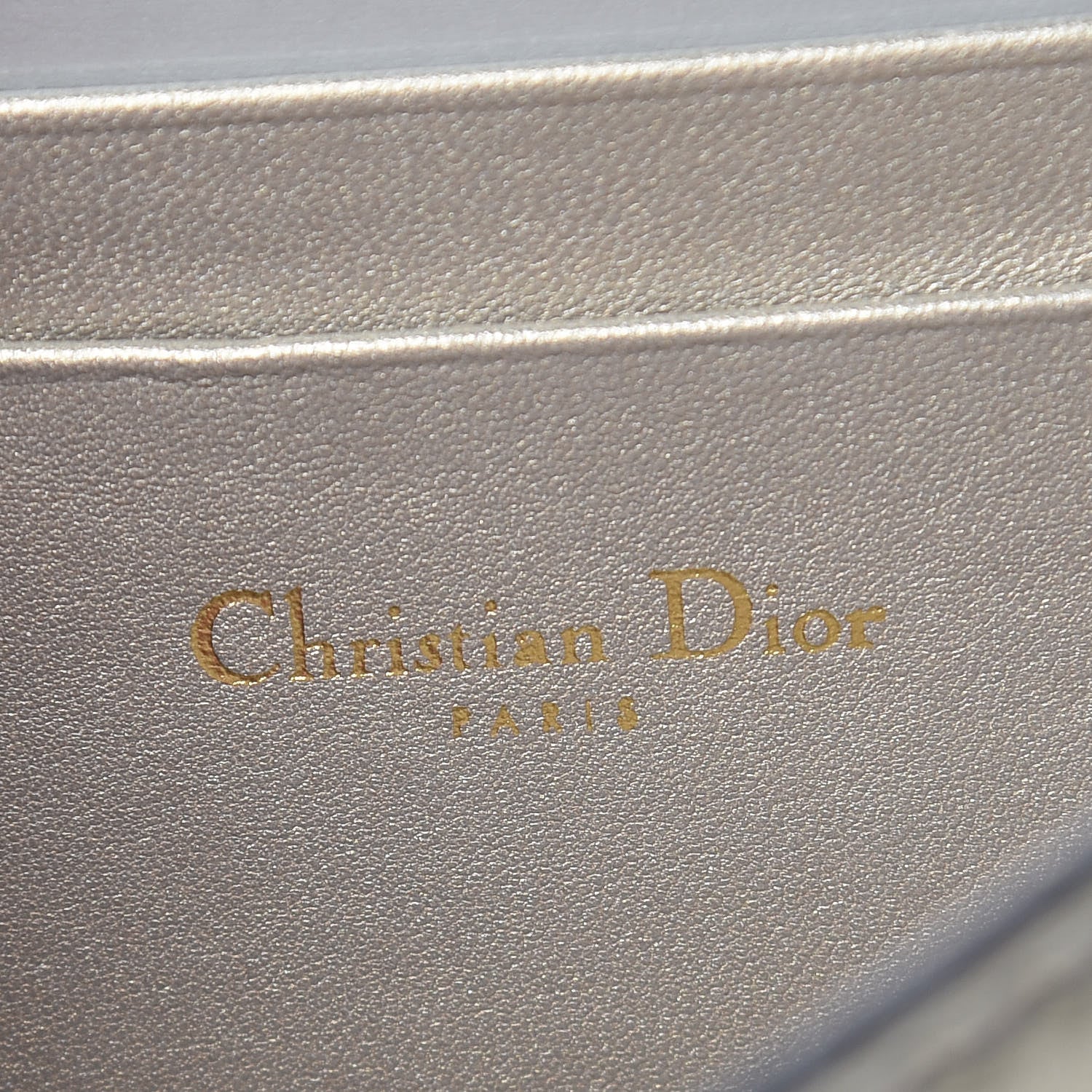 Christian Dior Metallic Calfskin Mini J'Adior Wallet On Chain Pouch Gold 7 of 13