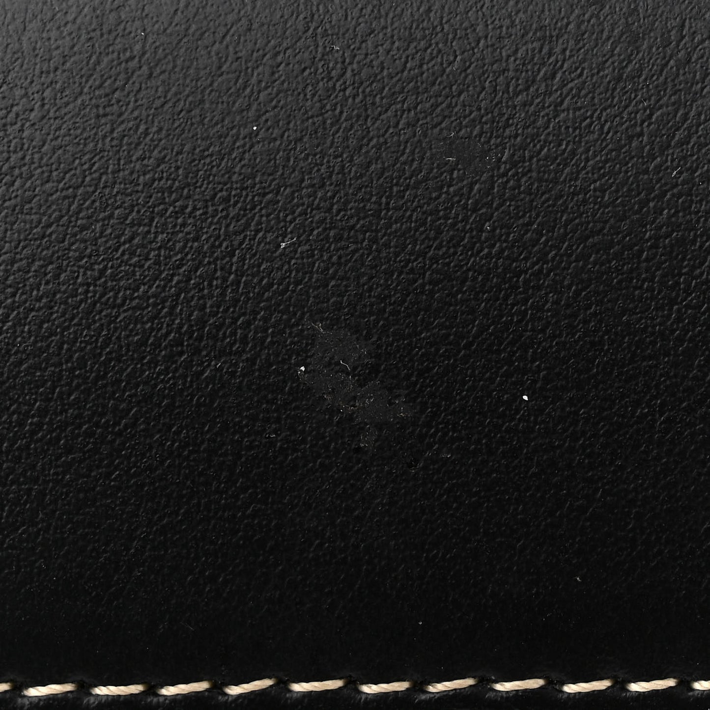 Canvas Smooth Calfskin Two Tone Mini Pocket Bag White Black