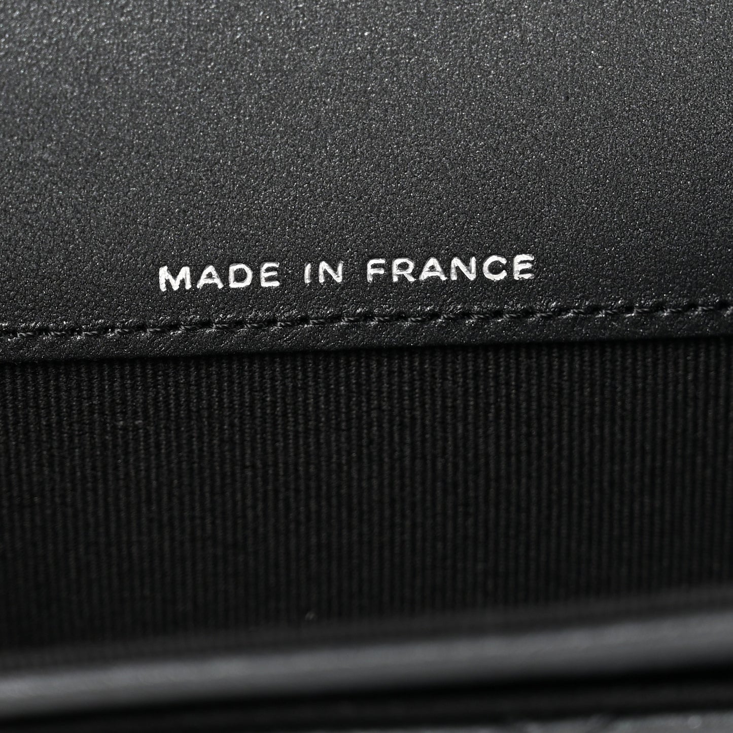 Pearly Lambskin Quilted Flap Card Holder Wallet So Black