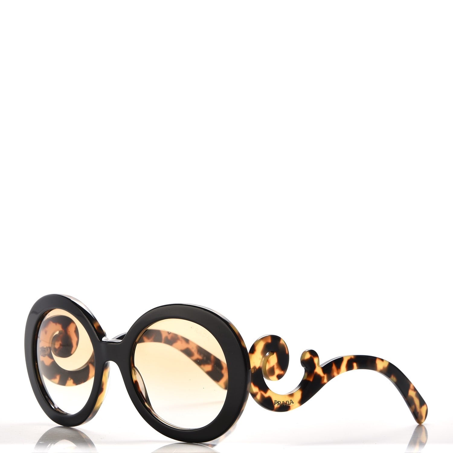 Prada Baroque Sunglasses SPR 27N Tortoise 1 of 6