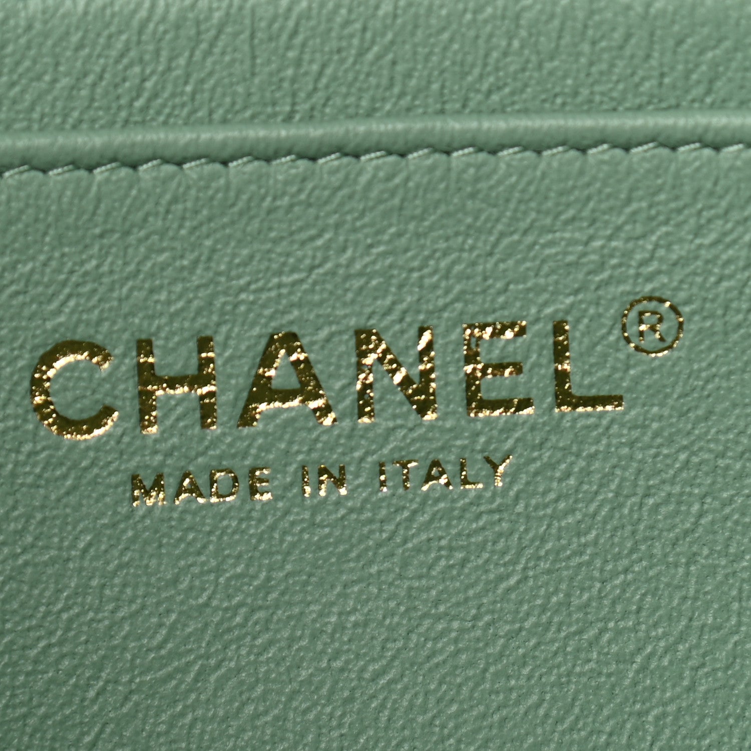 Chanel Lambskin Quilted Mini Rectangular Flap Light Green 6 of 11