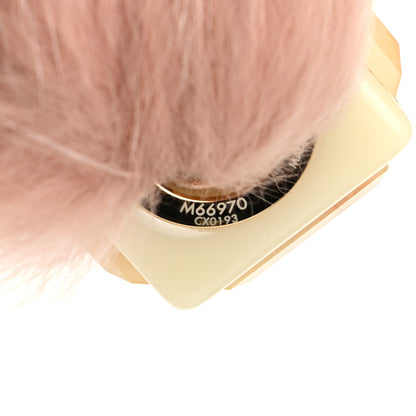 Louis Vuitton Fox Fur Foxy Key Holder Bag Charm Blush 7 of 7