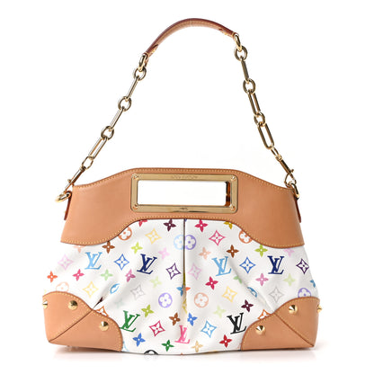 Louis Vuitton Monogram Multicolor Judy MM White 1 of 9
