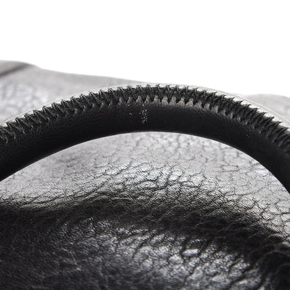 Miu Miu Goatskin Madras Convertible Tote Nero Black 9 of 15