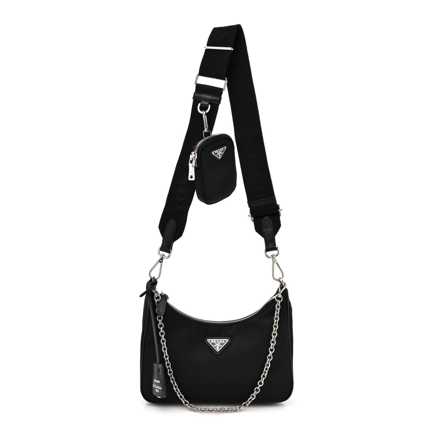 Nylon Re-Edition 2005 Shoulder Bag Black