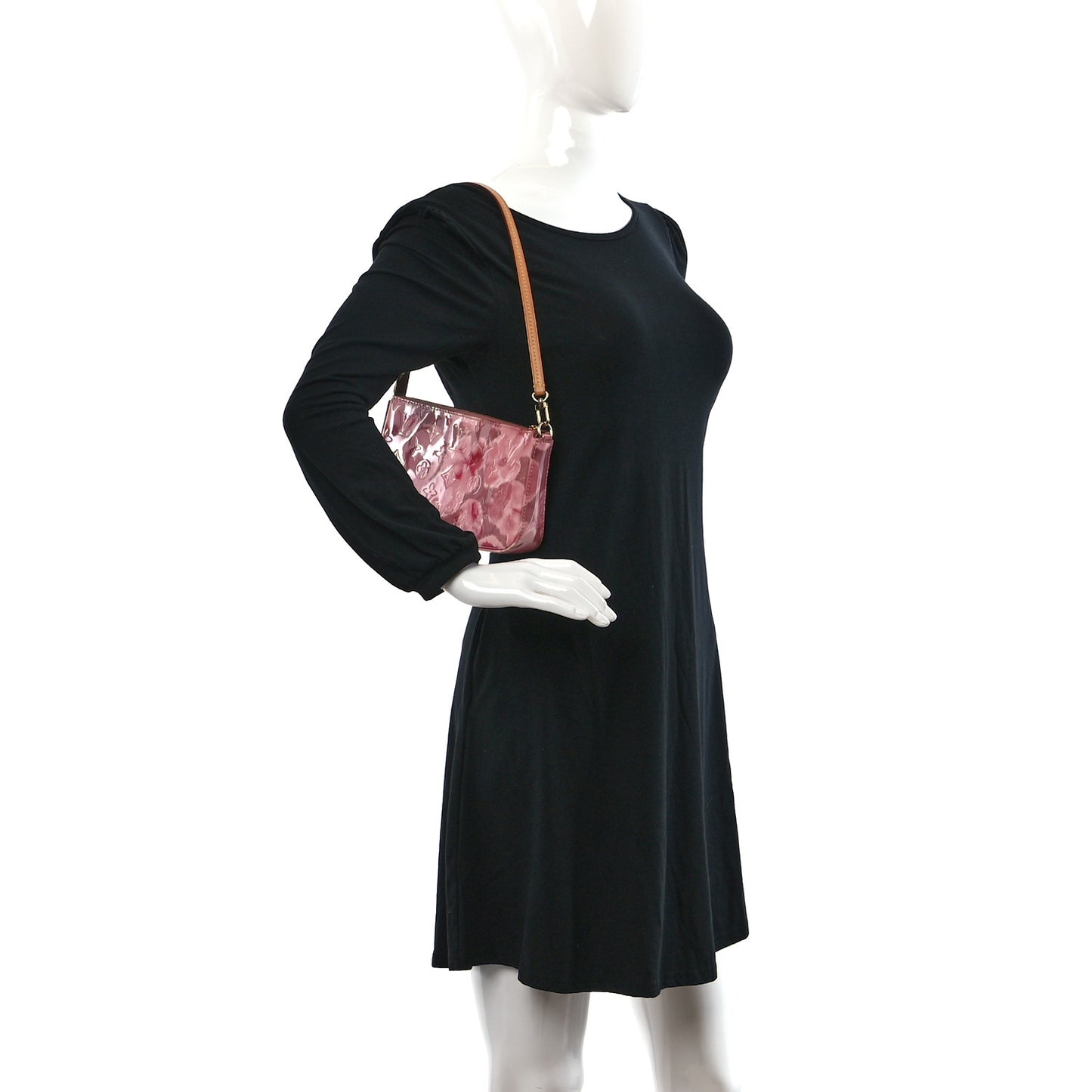 Vernis Ikat Pochette Accessories NM Rose Velours