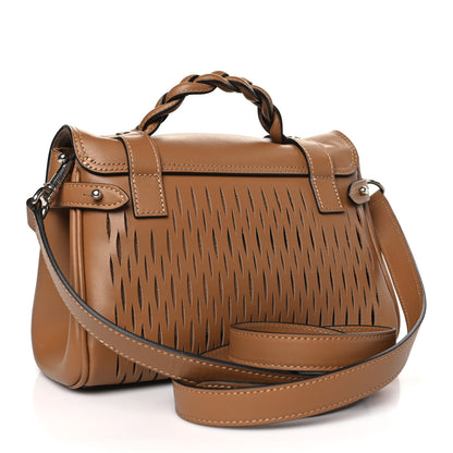 Mulberry Classic Smooth Mesh Calfskin Mini Alexa Teak 3 of 8