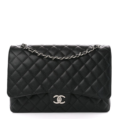 Chanel Caviar Quilted Maxi Double Flap Black 1 of 12