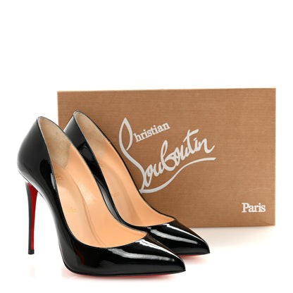 Christian Louboutin Patent Pigalle Follies 100 Pumps 37 Black 9 of 9