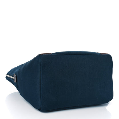 Hermes Toile Groom School Backpack Bleu Navy Feu 4 of 8