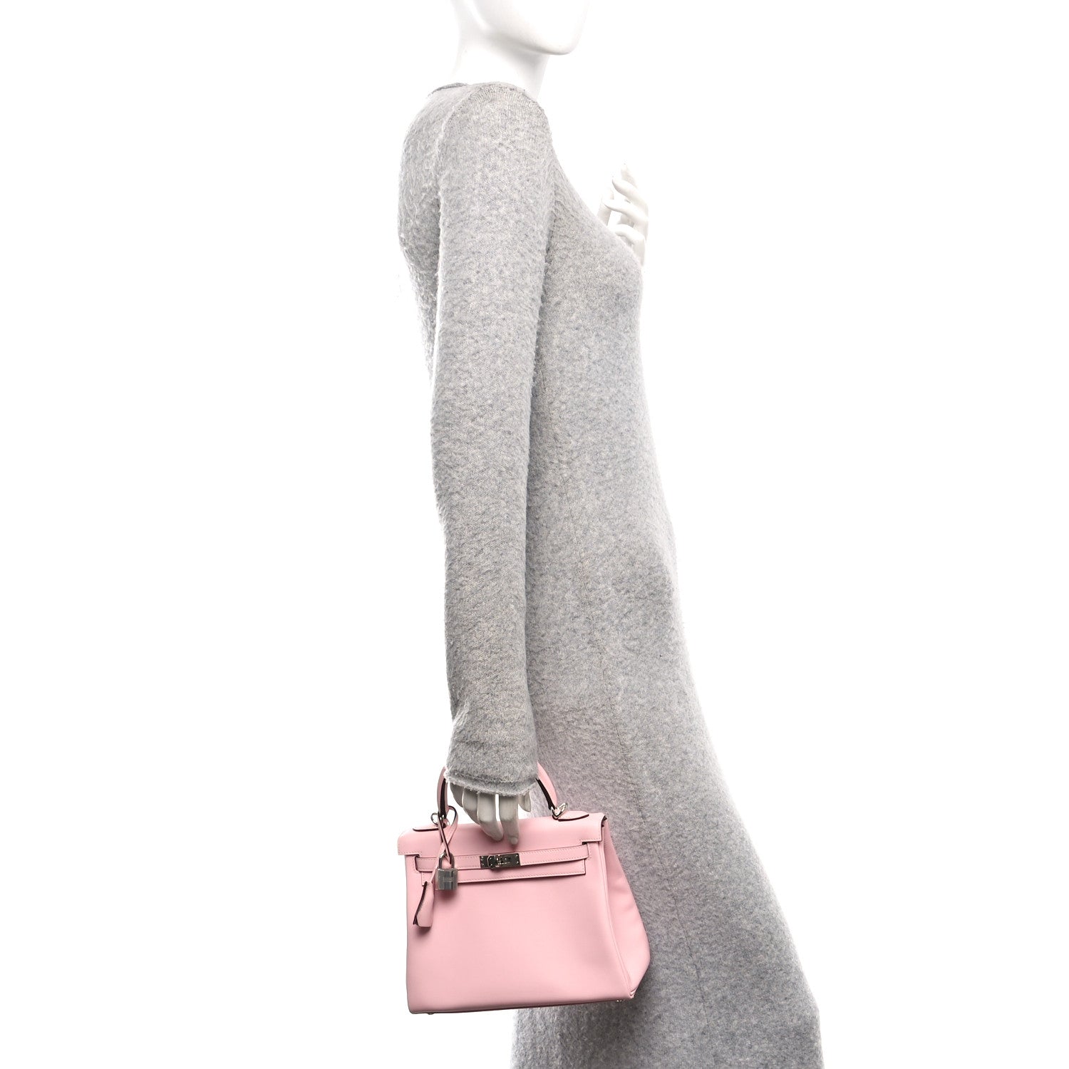 Hermes Swift Kelly Retourne 25 Rose Sakura 2 of 11