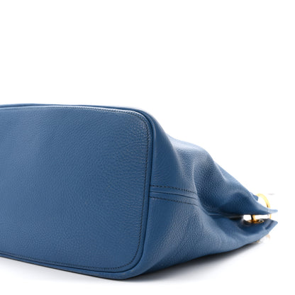 Prada Vitello Daino Hobo Cobalt 11 of 12