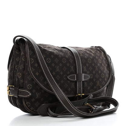 Louis Vuitton Monogram Mini Lin Saumur Ebene 2 of 4