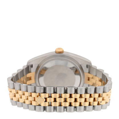 Rolex Stainless Steel 18K Yellow Gold 36mm Oyster Perpetual Datejust Watch Champagne Roman 116233 3 of 4