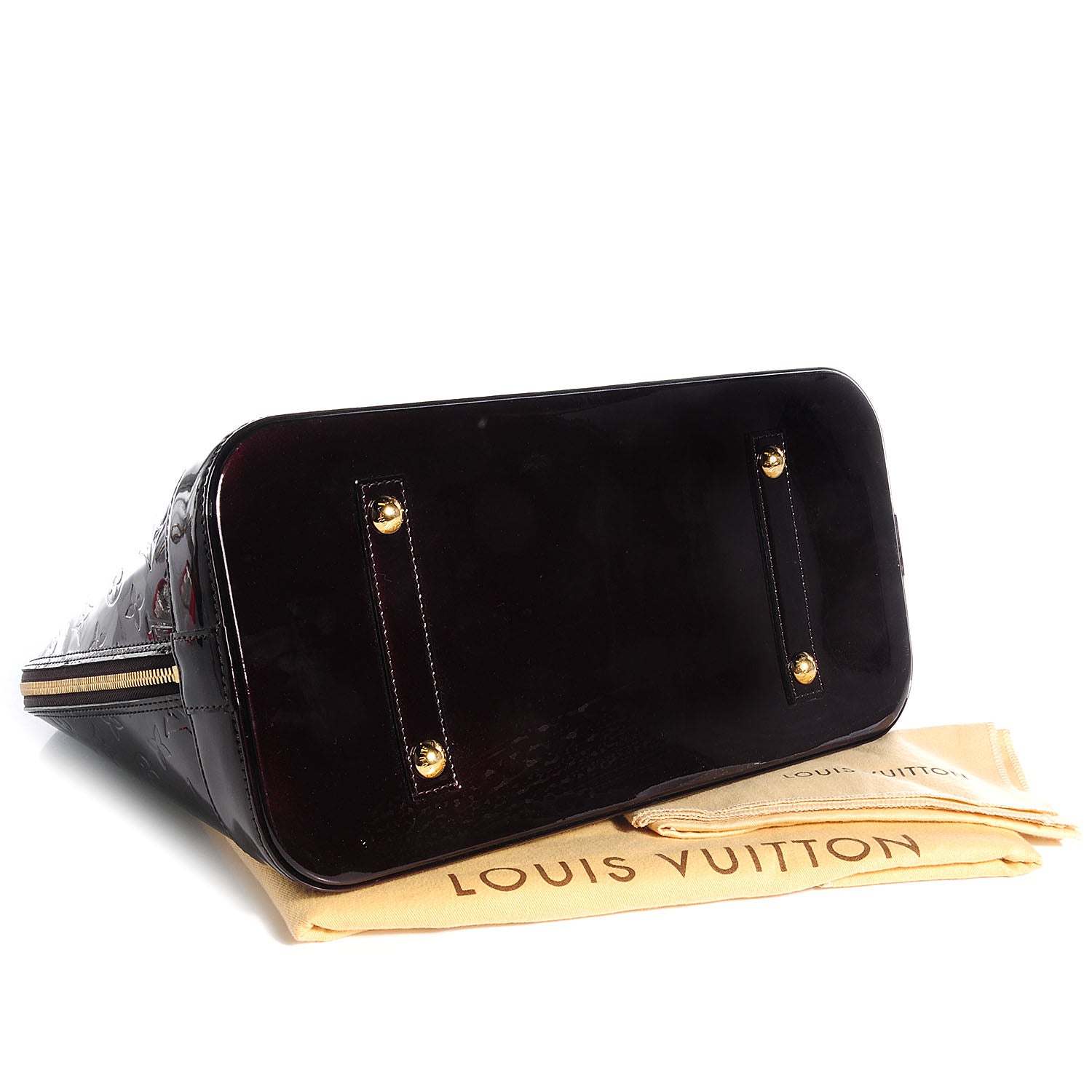Louis Vuitton Vernis Alma GM Amarante 4 of 7