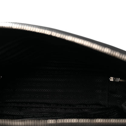 Prada Spazzolato Medium Brique Crossbody Bag Black 5 of 14