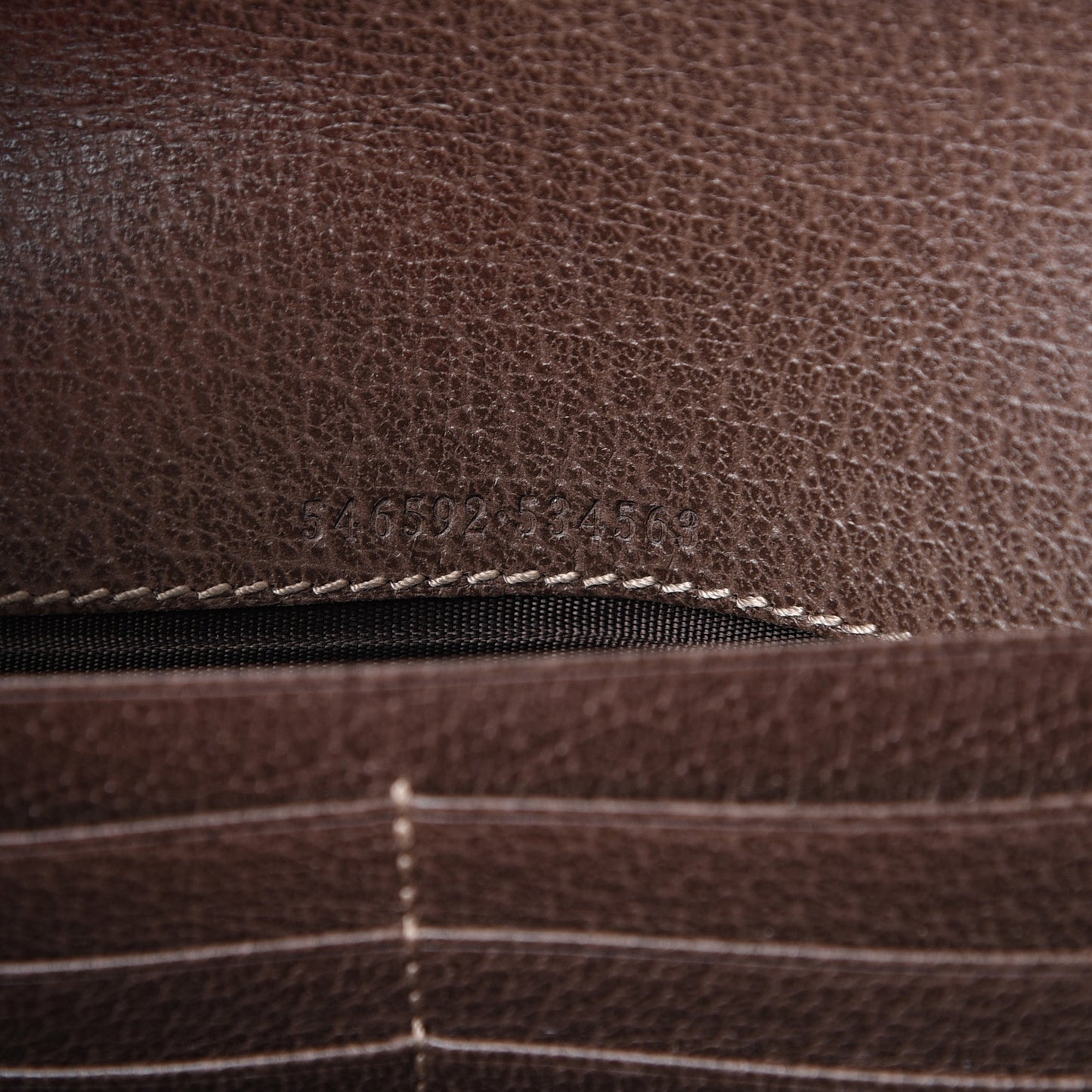 GG Supreme Monogram Web Ophidia Wallet On Chain Brown