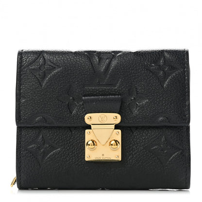 Louis Vuitton Empreinte Metis Compact Wallet Black 1 of 7