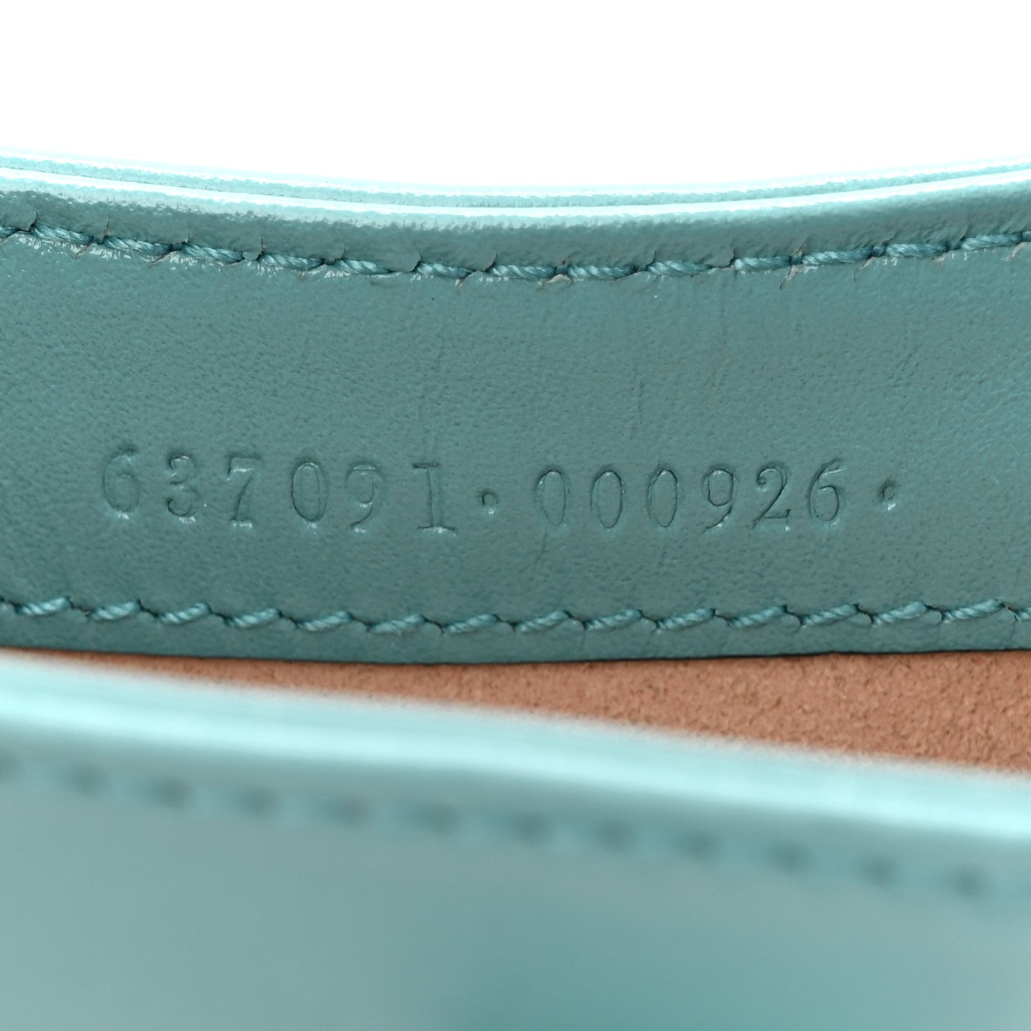 Gucci Boarded Dyana Lux Calfskin Mini Jackie 1961 Hobo Dusty Azure 7 of 10