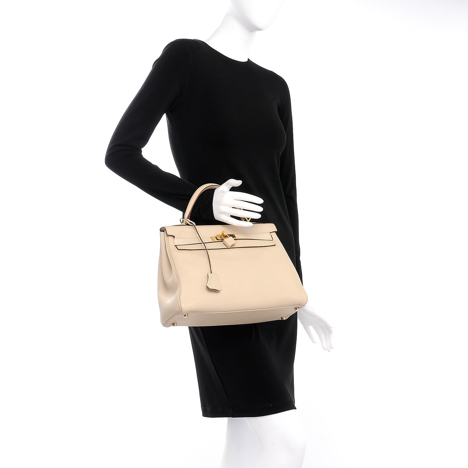 Hermes Swift Kelly Retourne 32 Parchemin 3 of 35