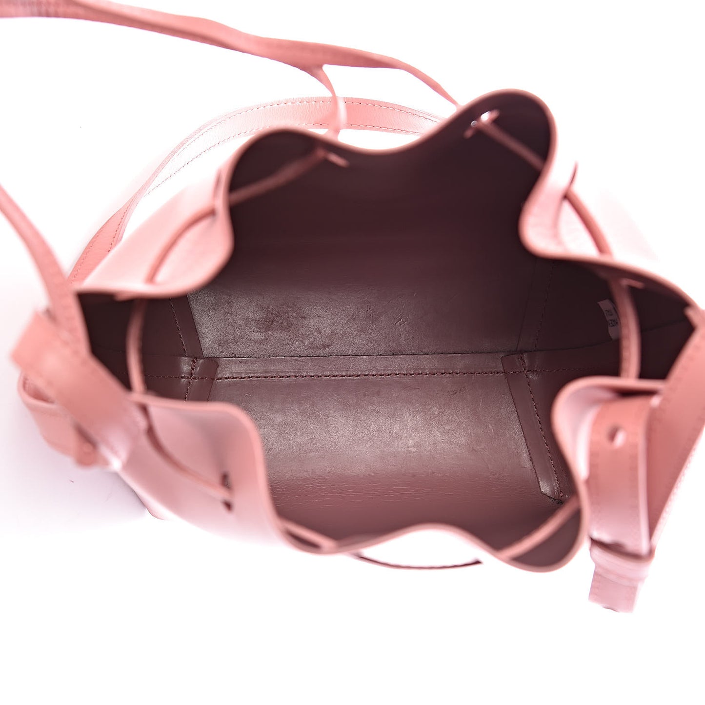 Calfskin Mini Bucket Bag Blush